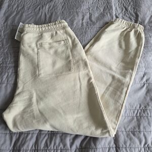 J. Crew Cream Track Pants Size Medium